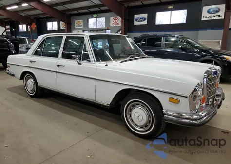 1970 Mercedes Benz 280Se z USA, uszkodzony, nr VIN 10801812048562